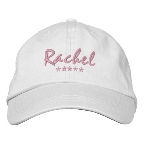Rachel Name Embroidered Baseball Cap