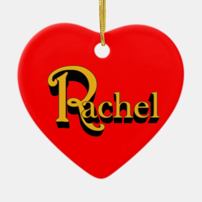 Rachel Ornament (Front)