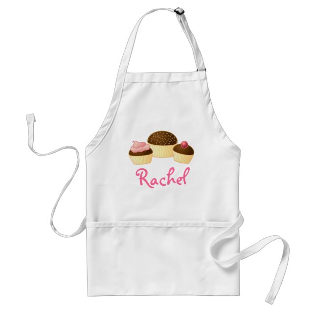 Rachel Personalized Cupcake Apron (Front)