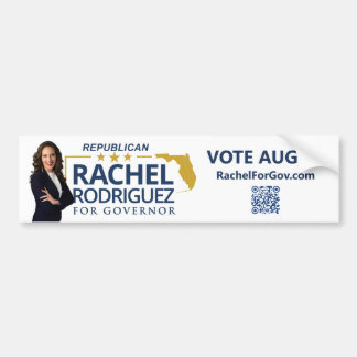 Rachel Rodriguez for Florida Governor Bumper Stick Sticker