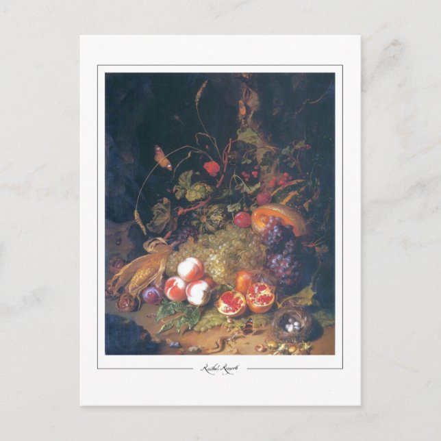 Rachel Ruysch #2 - Fine Art Postcard (Front)