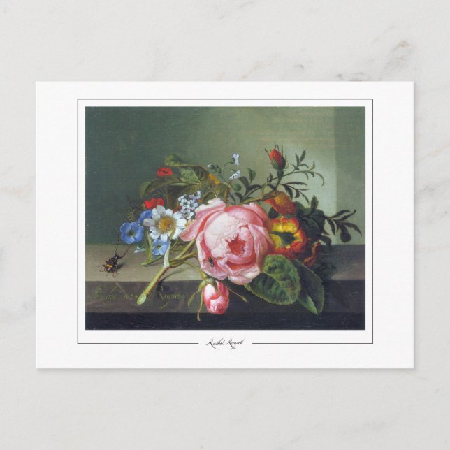 Rachel Ruysch #8 - Fine Art Postcard (Front)