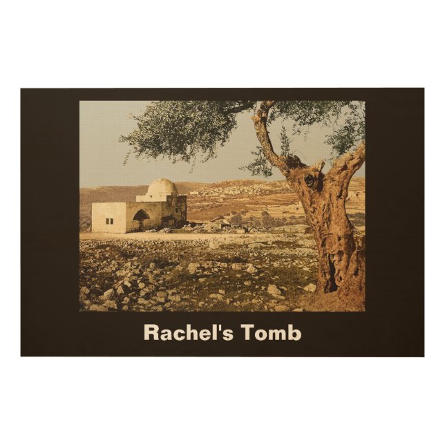 Rachel's Tomb Wood Wall Decor (Front)