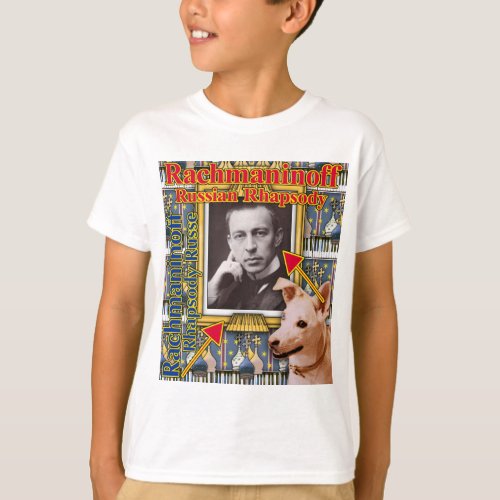 Rachmaninoff Russian Rhapsody T_Shirt