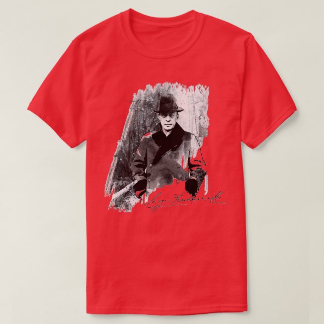 Rachmaninoff Sergei  T-Shirt (Design Front)