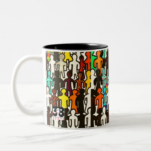 Racial Equality Two_Tone Coffee Mug