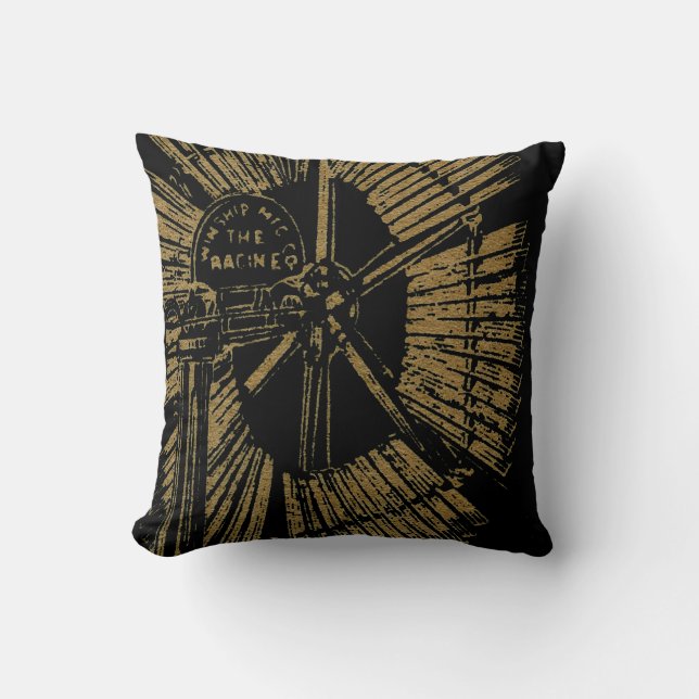 Racine Wind Mill Racine Wisconsin 1889 Throw Pillow (Front)