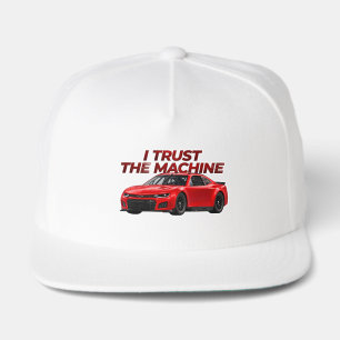 Racing 5 Panel Snapback Cap I Trust the Machine