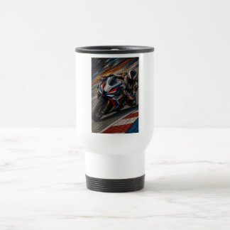 Racing Apex Superbike Mosaic Art Mug