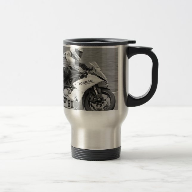 Racing bike number 60 travel mug (Right)