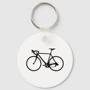 racing bike - racer bicycle keychain