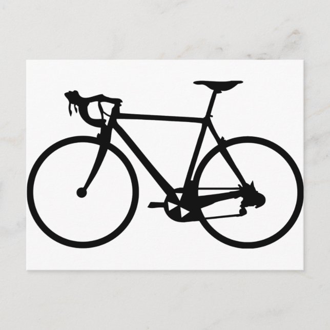 racing bike - racer bicycle postcard (Front)