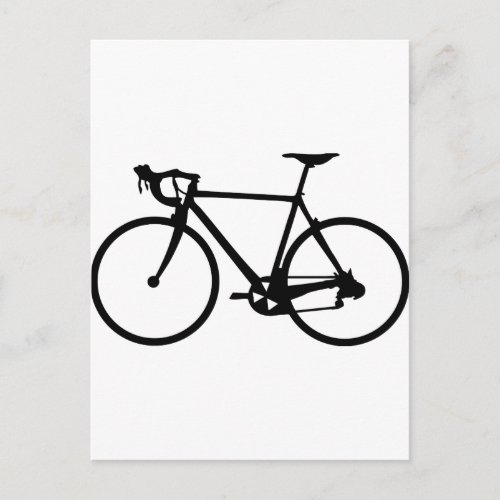 racing bike _ racer bicycle postcard
