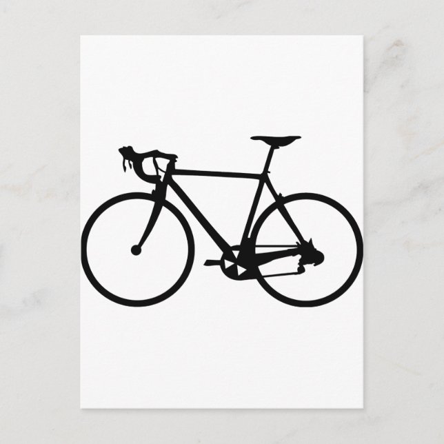 racing bike - racer bicycle postcard (Front)
