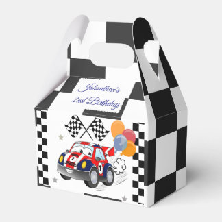 Racing Birthday Favor Boxes | Fast One & Two Fast
