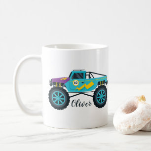 Racing Boy's Monster Truck Coffee Mug