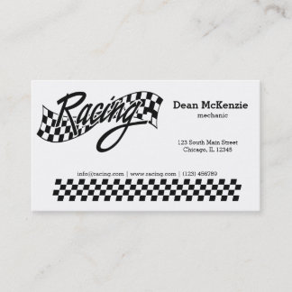 Racing Business Card