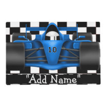 Racing Car Artmat Laminated Placemat