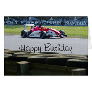 Race Car Happy Birthday Cards - Invitations, Greeting & Photo Cards ...