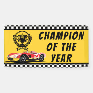 Racing Car Champion of the Year Banner   race