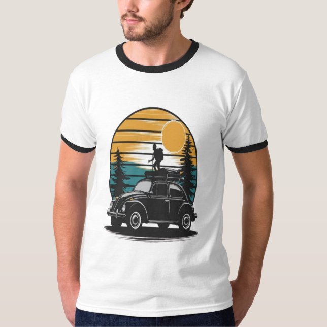 Racing Car Design T-Shirt (Front)