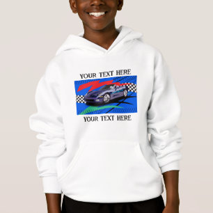 Racing car fan editable style  hoodie