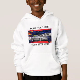 Racing car fan editable style  hoodie