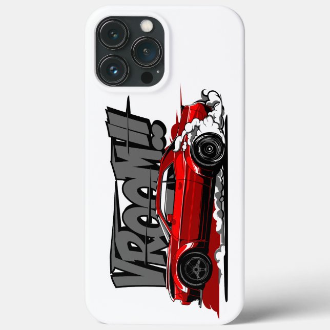 RACING CAR FULL SPEED VROOM! Case-Mate iPhone CASE (Back)