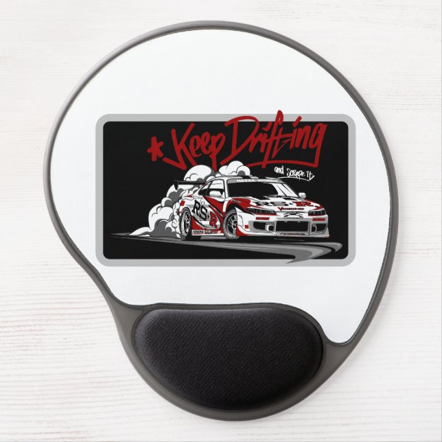 RACING CAR KEEP DRIFTING AND SCRAPE IT! GEL MOUSE PAD (Front)