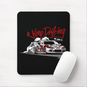 RACING CAR KEEP DRIFTING AND SCRAPE IT! MOUSE PAD