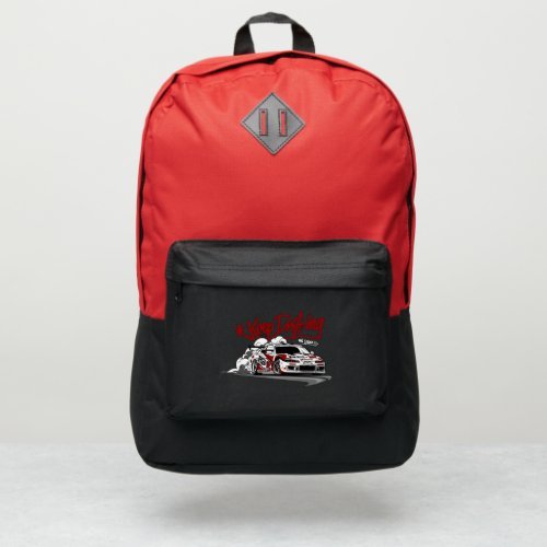 RACING CAR KEEP DRIFTING AND SCRAPE IT PORT AUTHORITY BACKPACK