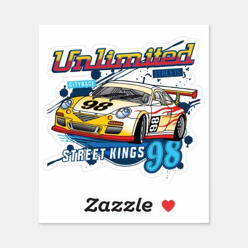 Racing Car _ Motor 1 Sticker