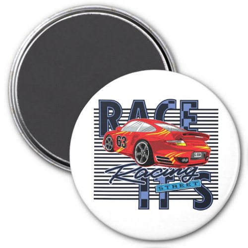 Racing Car _ Motor 7 Magnet
