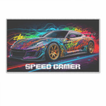 Racing car on graffiti background for gamer