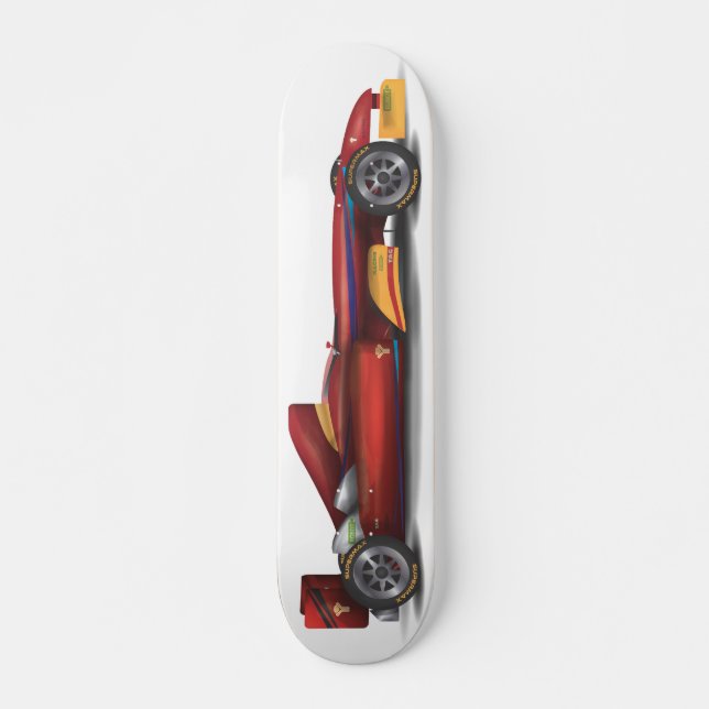 Racing Car Skateboard Deck (Front)