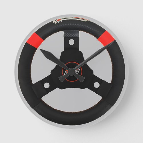 Racing Car Steering Wheel Gran Turismo Movie GT7 Round Clock