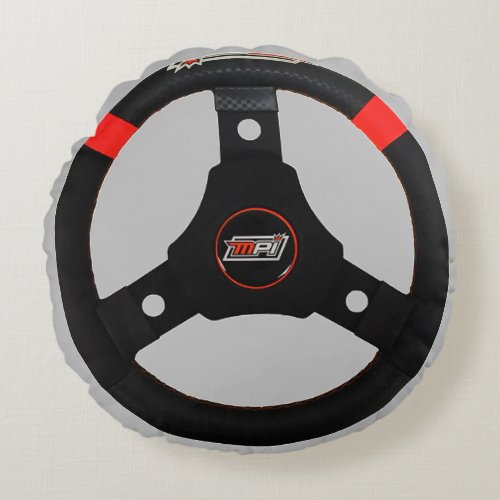 Racing Car Steering Wheel Gran Turismo Movie GT7 Round Pillow