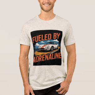 "Racing Car T-Shirt – Speed and Style Combined" Tri-Blend Shirt
