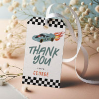 Racing Car Two Fast Kids Birthday Favor