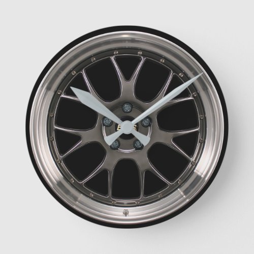 Racing Car Wheel Rim Gran Turismo Movie GT7 Round Clock
