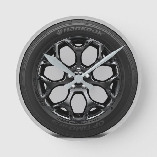 Racing Car Wheel Rim Gran Turismo Movie GT7 Round Clock
