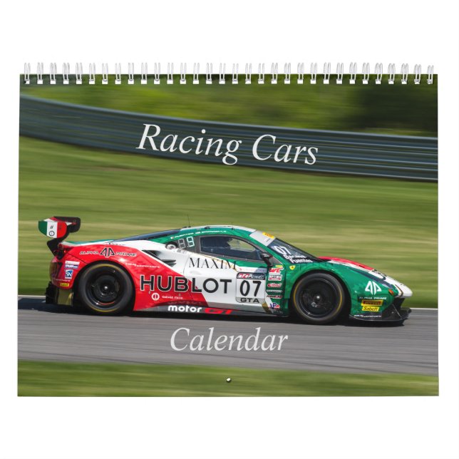 Racing Cars Calendar (Cover)