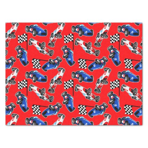 Racing Cars  Tissue Paper