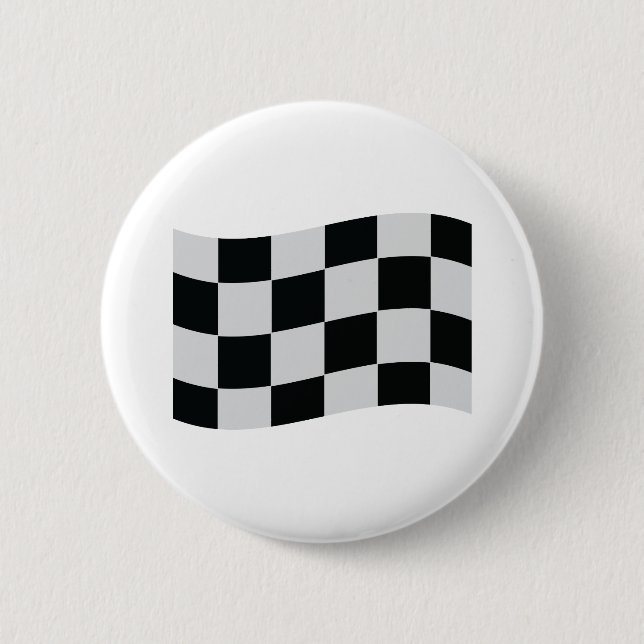 racing checker flag button (Front)