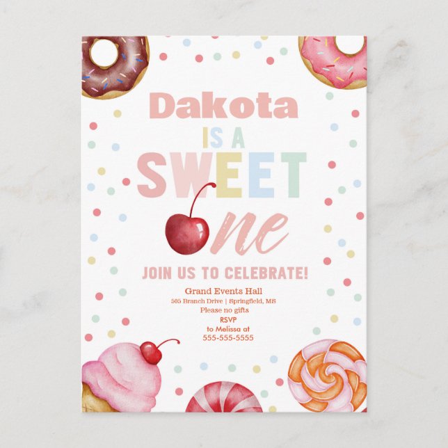 Racing Checkered Flag Invitation Postcard (Front)