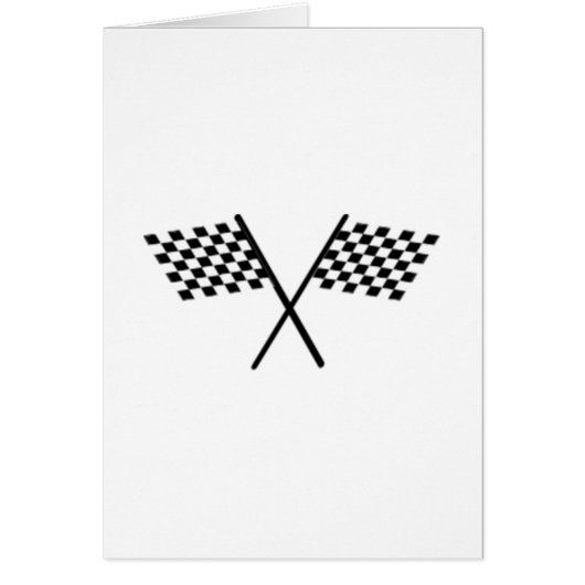 Racing Checkered Flags Cards (Front)