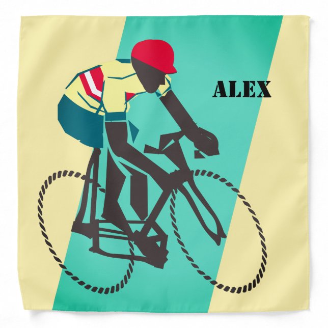 Racing Cyclist Bandana (Front)