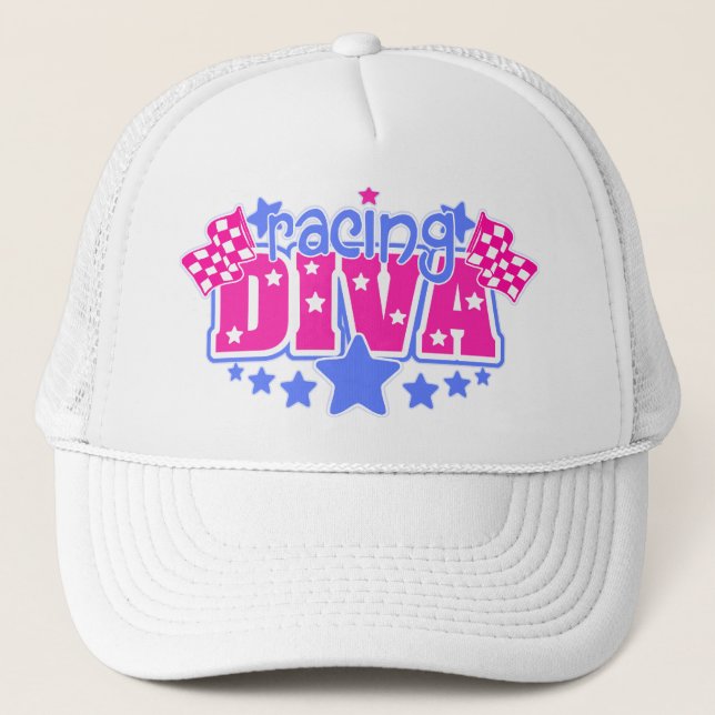 Racing Diva Trucker Hat (Front)