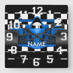 Racing Drag Race Car design Wall Clock