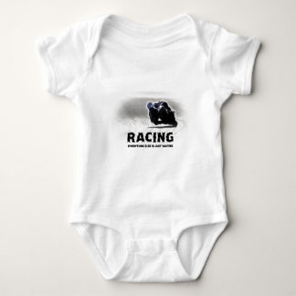 Racing - everything else is just waiting baby bodysuit